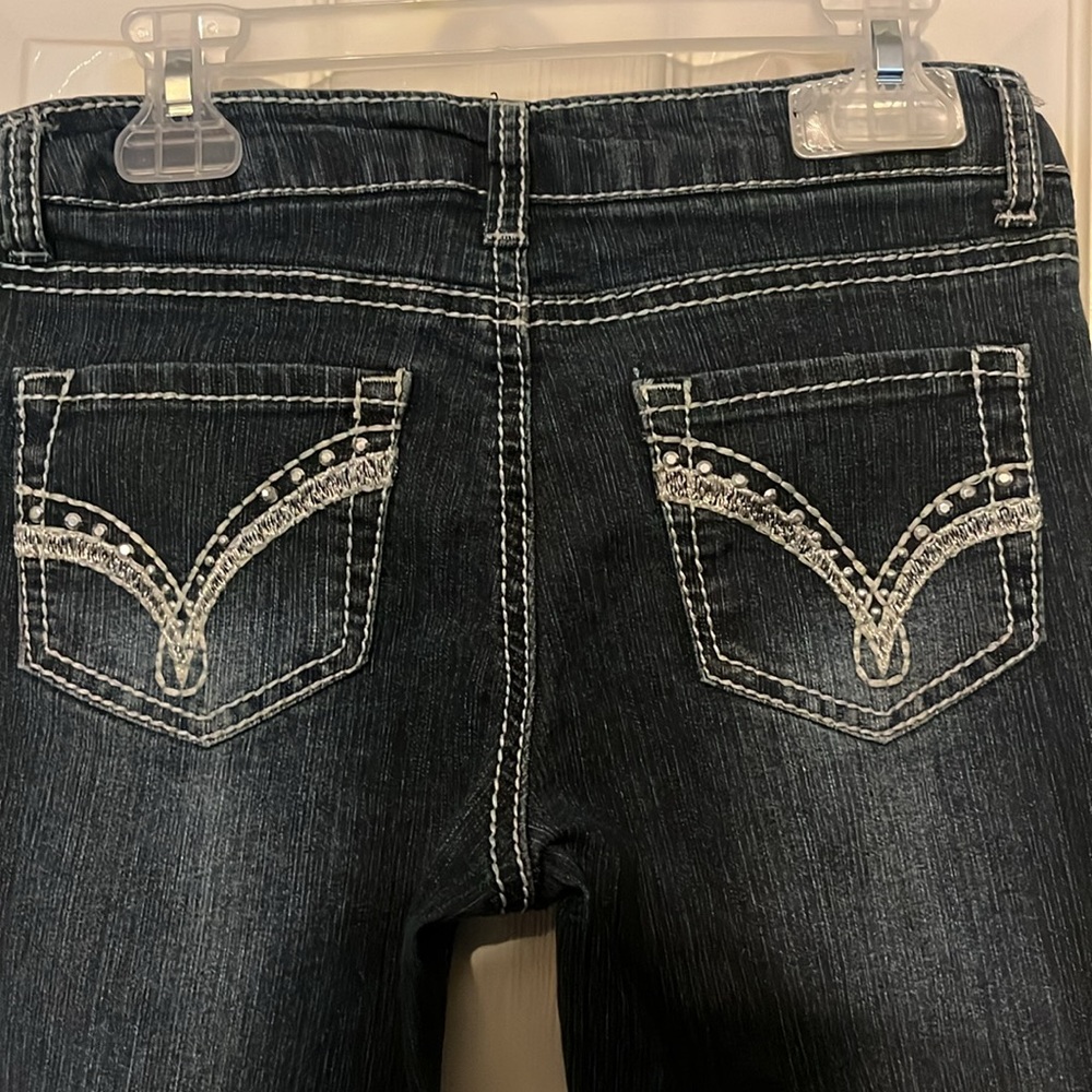XOXO Girls Midnight Blue Cropped Jeans